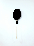  Balón na stenu Čierna 40x30cm