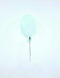  Balón na stenu pastelovo BABY mentolová 40x30cm