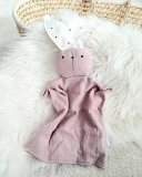 Mušelínová mini plienka-Plienkáčik pastel ružový