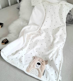 Letná deka PREMIUM BEAR - PURE 70x90cm