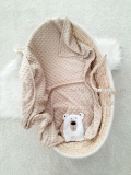 Limitka! Latte MINKY deka 80x100cm s mackom SIMPLE