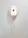 Balón na stenu latte bavlna macko SIMPLE