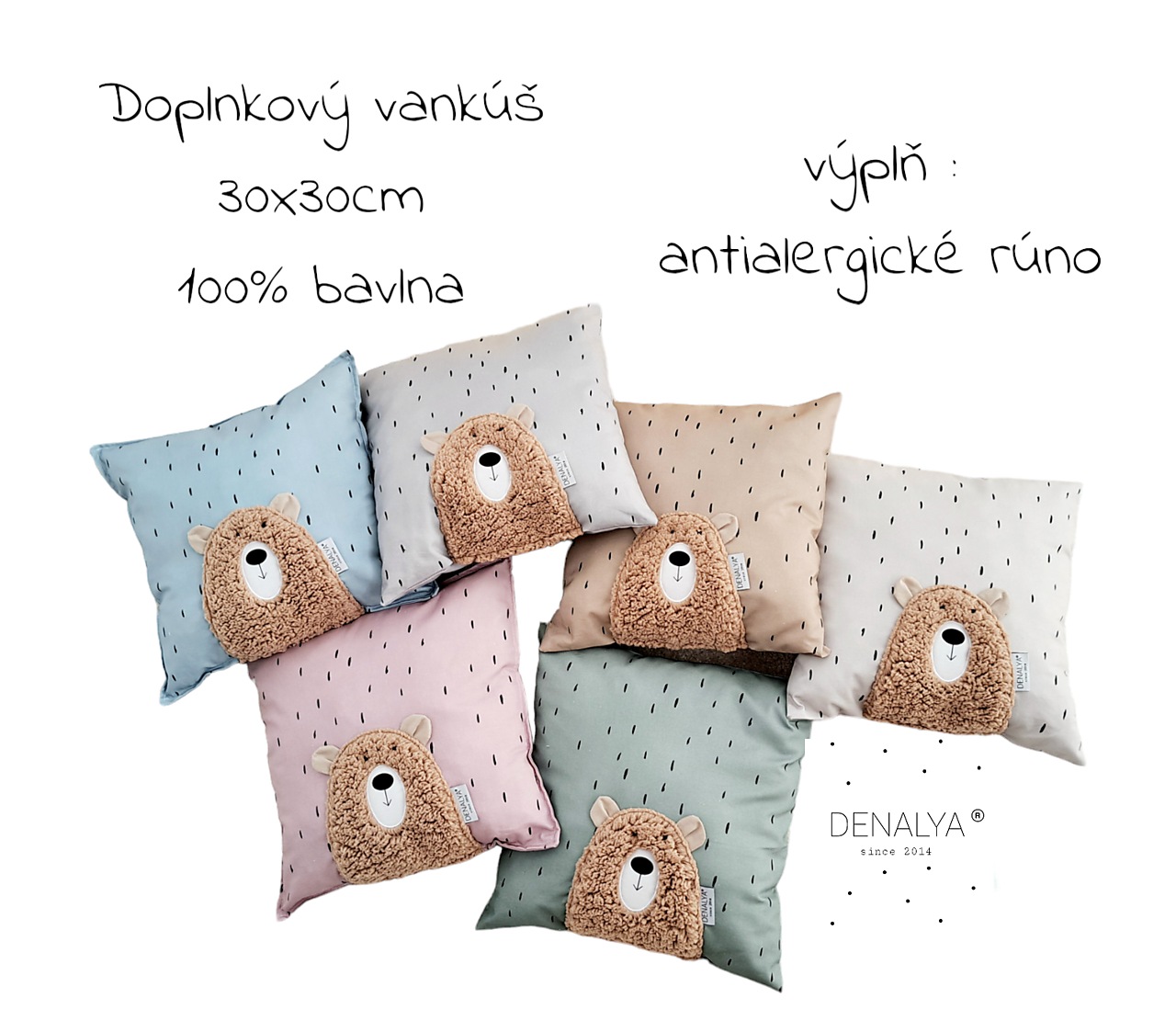 Deka do kočíka na jeseň 70x90cm s hnedým barančekom pastel ružová 