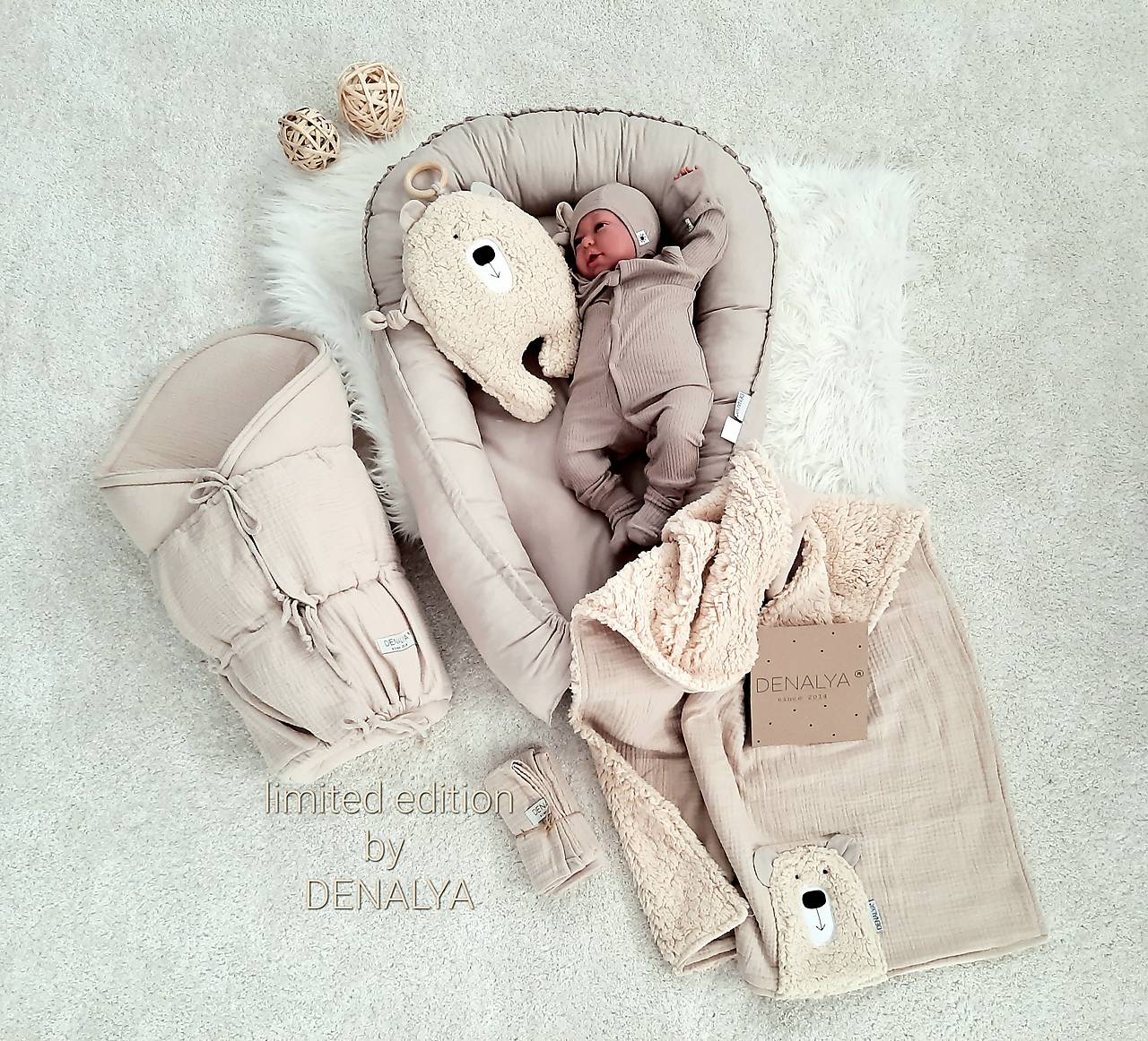 Mušelínová zavinovačka s viazaním jeansová Basic