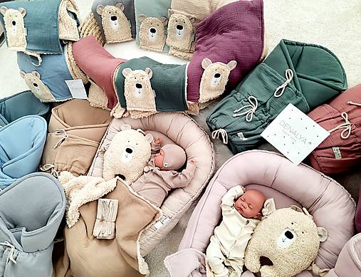 Mušelínová zavinovačka s viazaním jeansová Basic