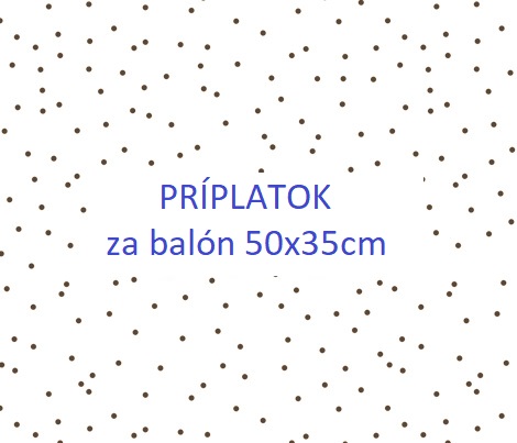 BALÓNIK 50X35 - príplatok
