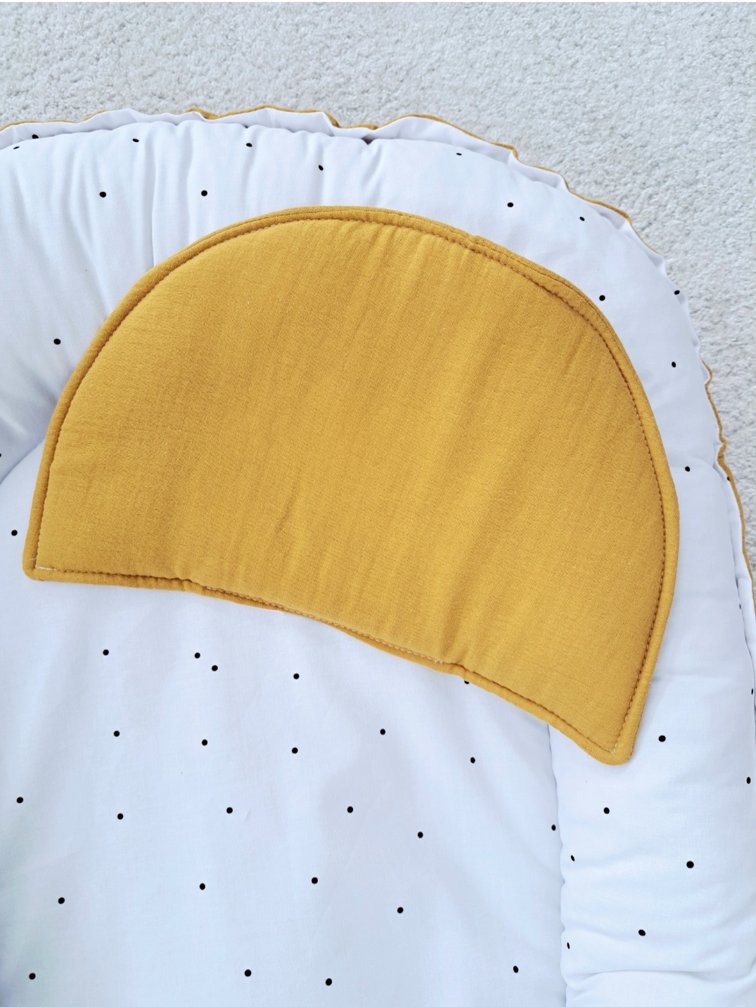 Doplnkový vankúš do hniezda – obojstranne mušelínový