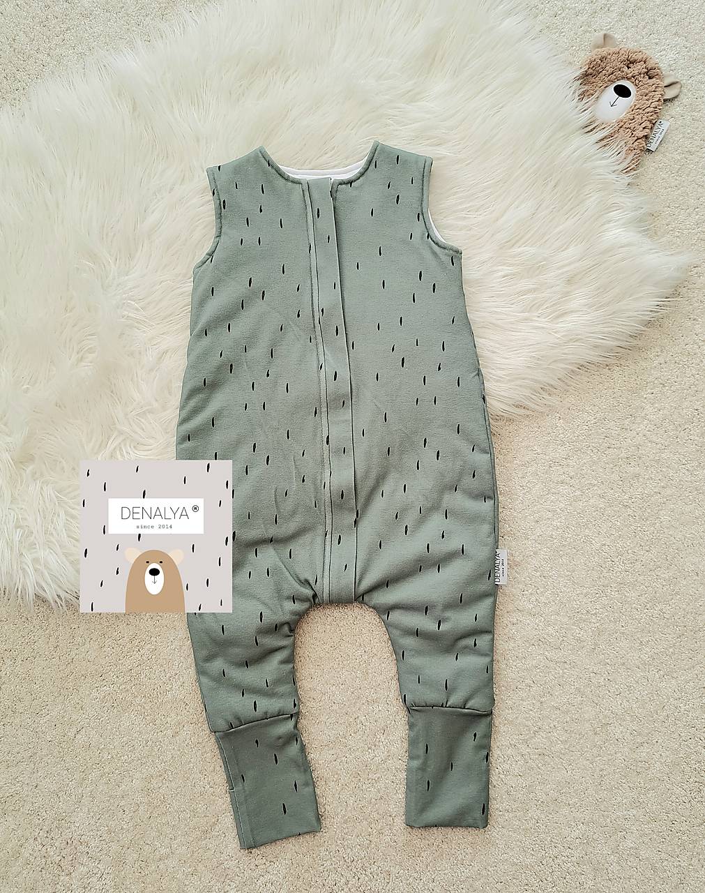  Vypredané 9m - 2.5r celoročný LINE dark mint 