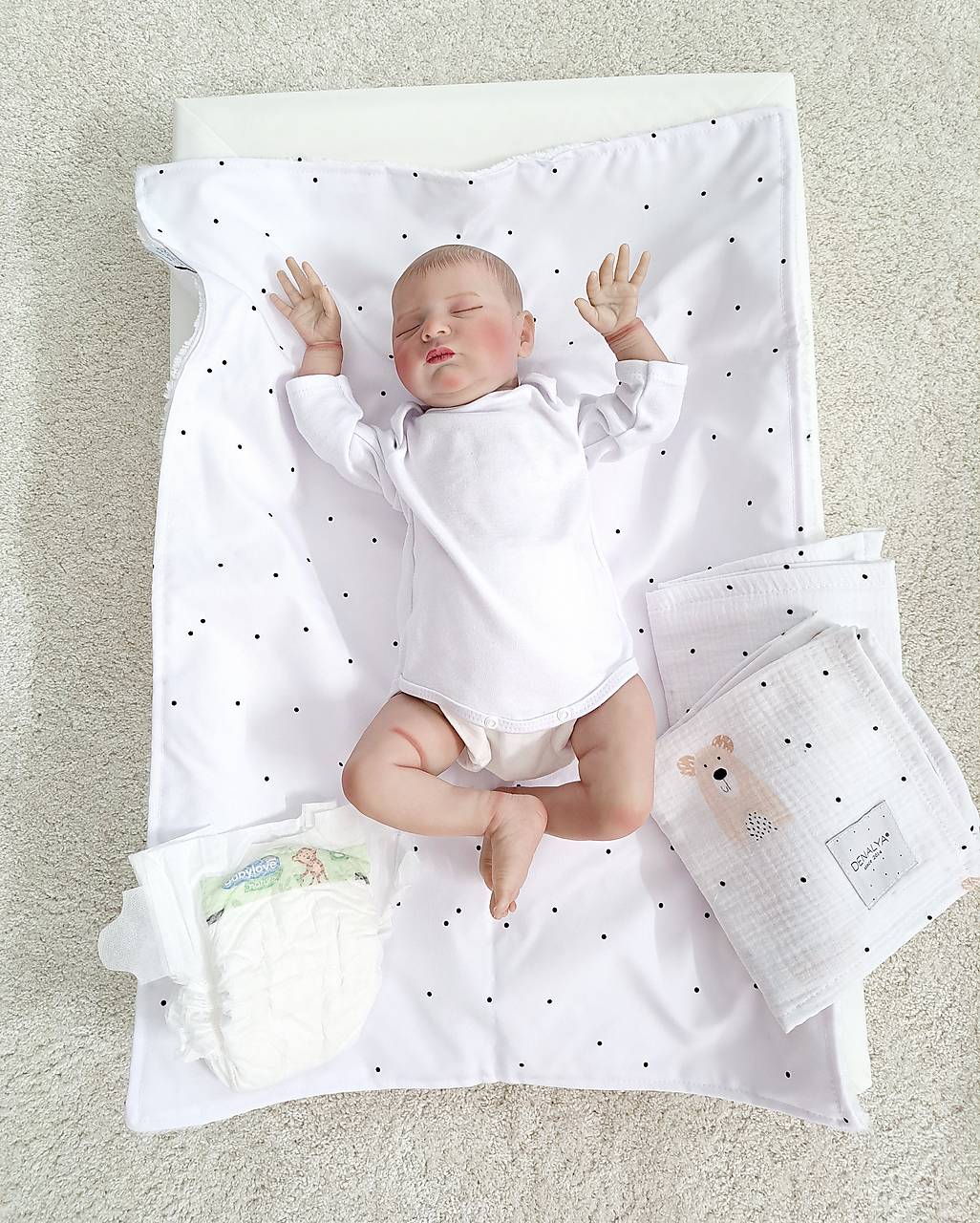 Nepremokavá podložka pre bábätko – 70×50 cm