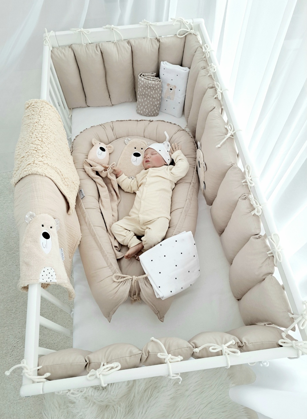 Sada do detskej postieľky – Béžová Latte