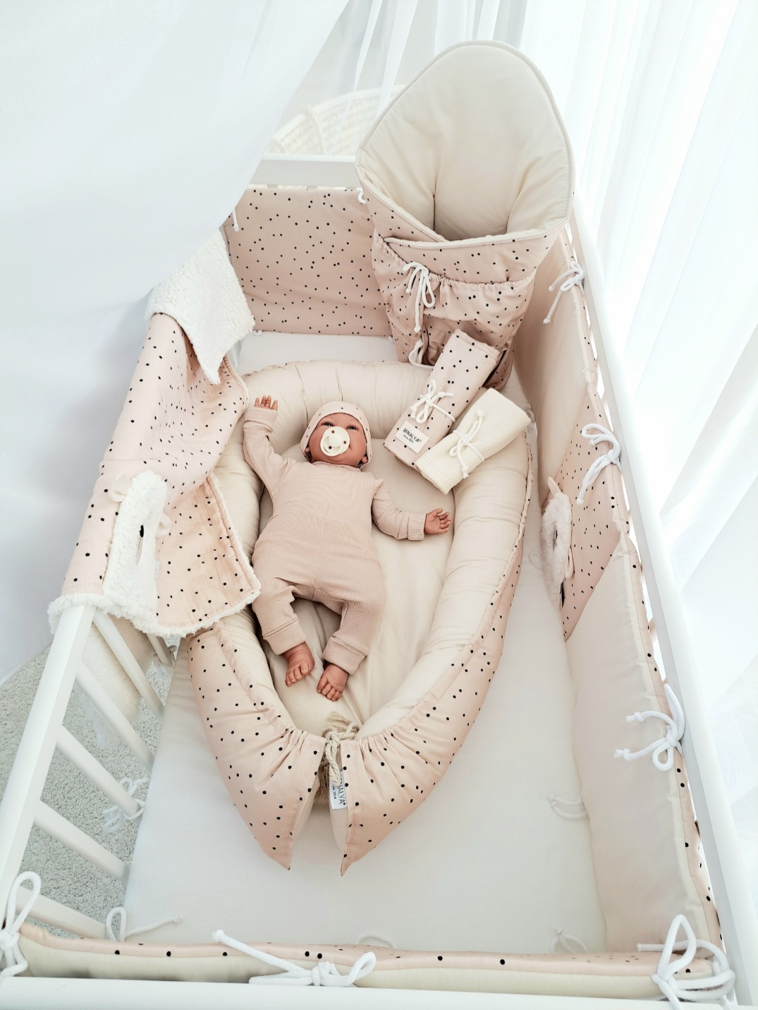 Sada do detskej postieľky – Ovečka pre dievčatko