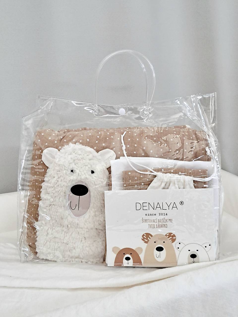 Darčeková sada pre bábätko – Svetlohnedá