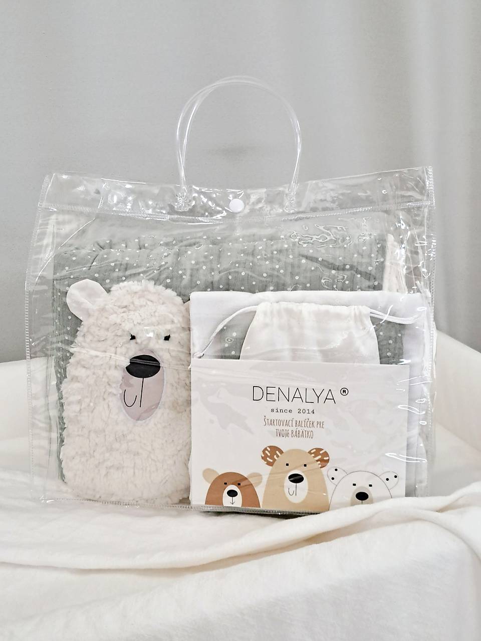 Darčeková sada pre bábätko – Mineral green