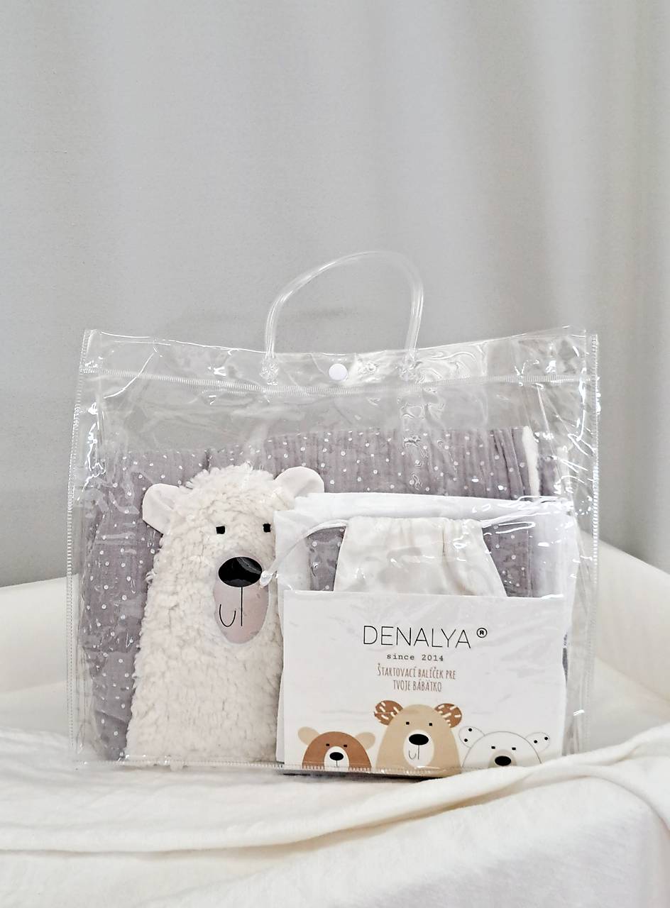 Darčeková sada pre bábätko – Šedá