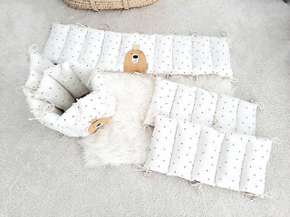 PREMIUM Macko kráľ mantinel 360cm x 30cm horčicový macko