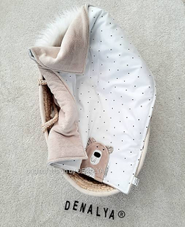 Teplá deka PREMIUM BEAR - PURE béžový fleece 70x90cm 