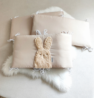 BASIC mantinel so zajkom 240x30cm bezovy latte 